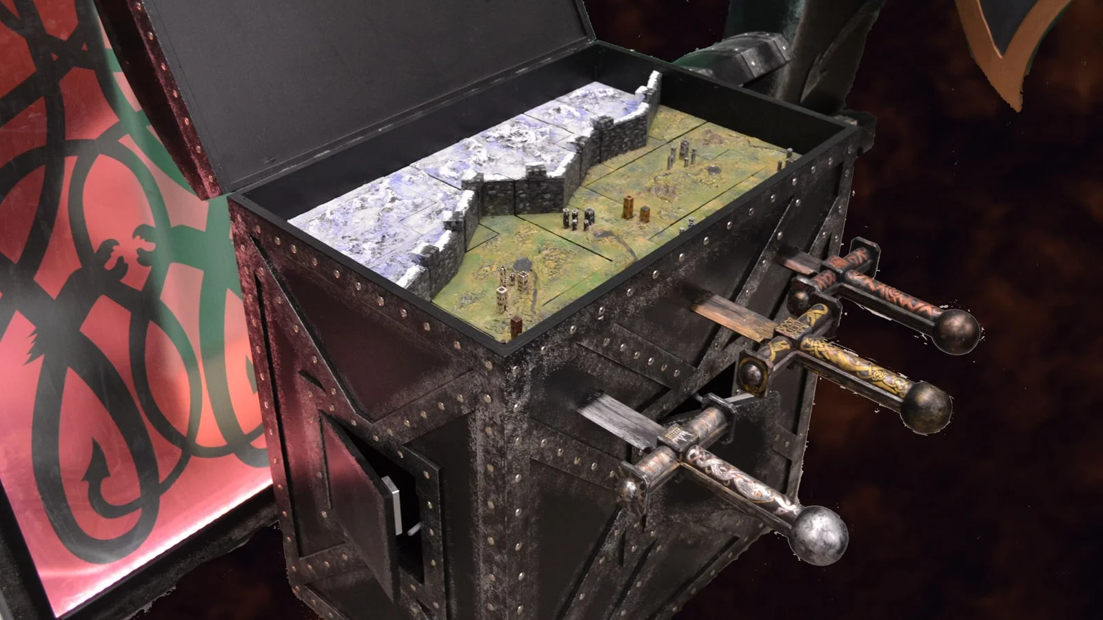 GOT: Iron Throne escape room control room at CipherX Coquitlam