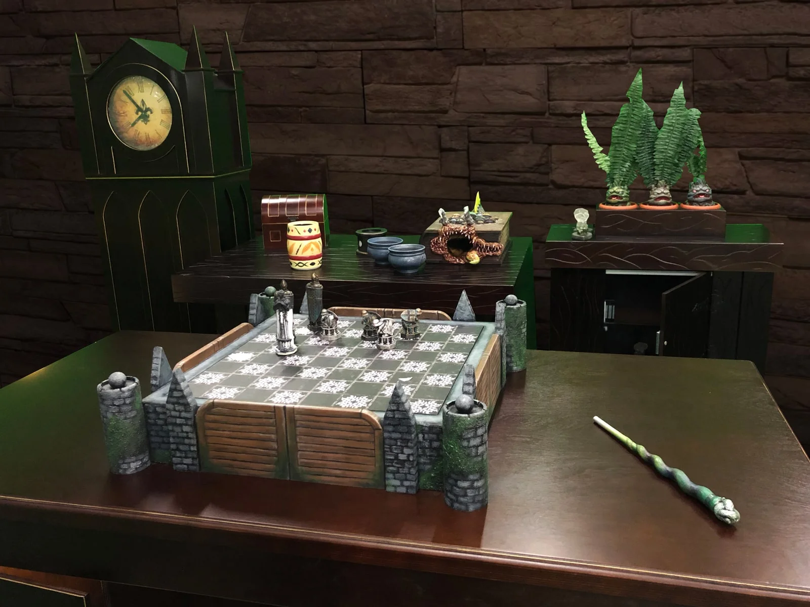 Wizarding World escape room control room at CipherX Coquitlam