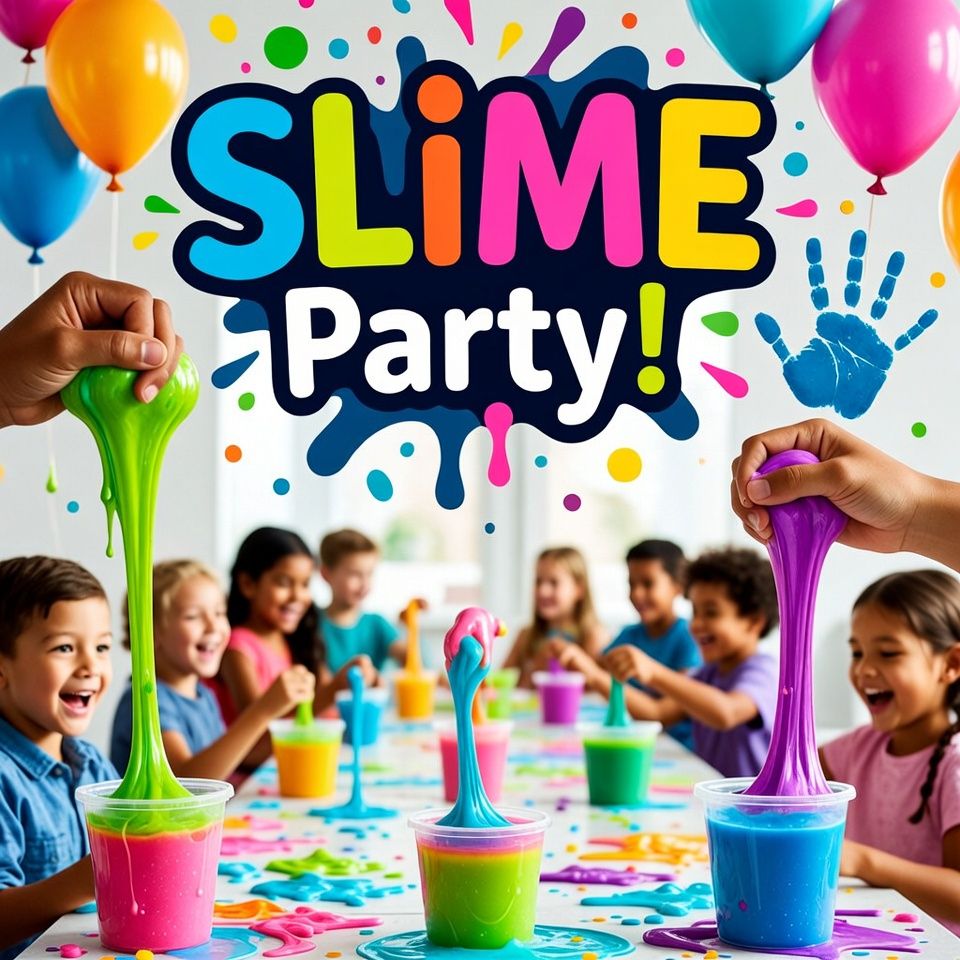 CipherX Slime Party — guided slime-making workshop for kids and birthdays