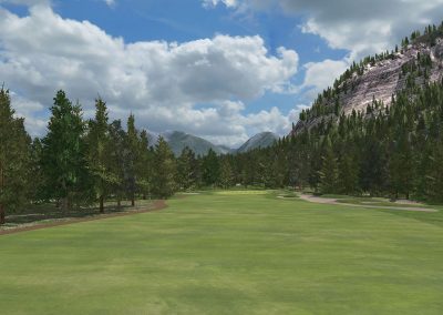 Golf Simulator 4 Banff Springs Golf Course