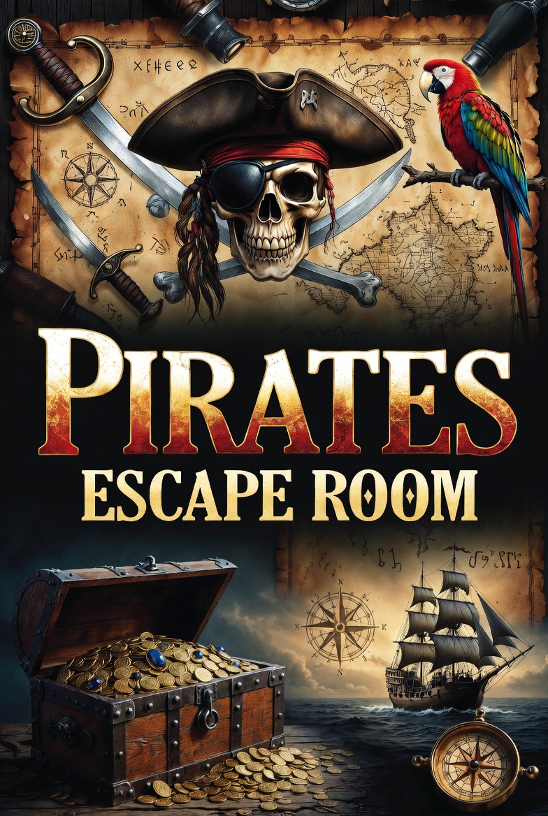 Pirates escape room at CipherX Delta
