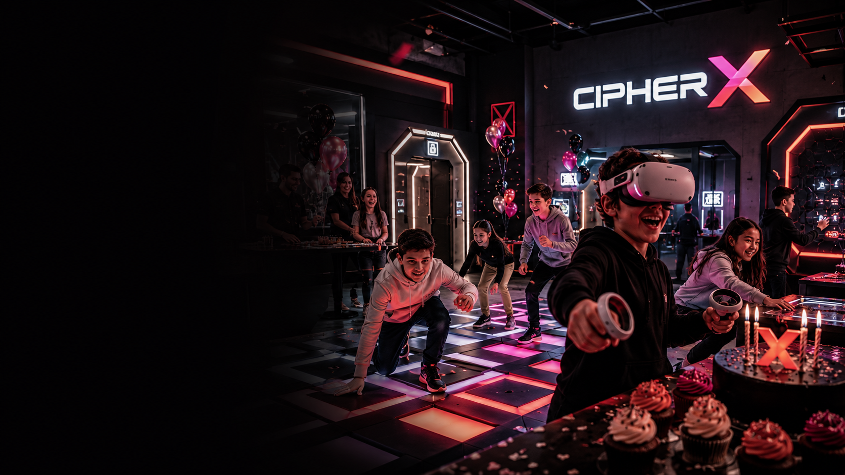 CipherX birthday parties at Coquitlam and Delta BC