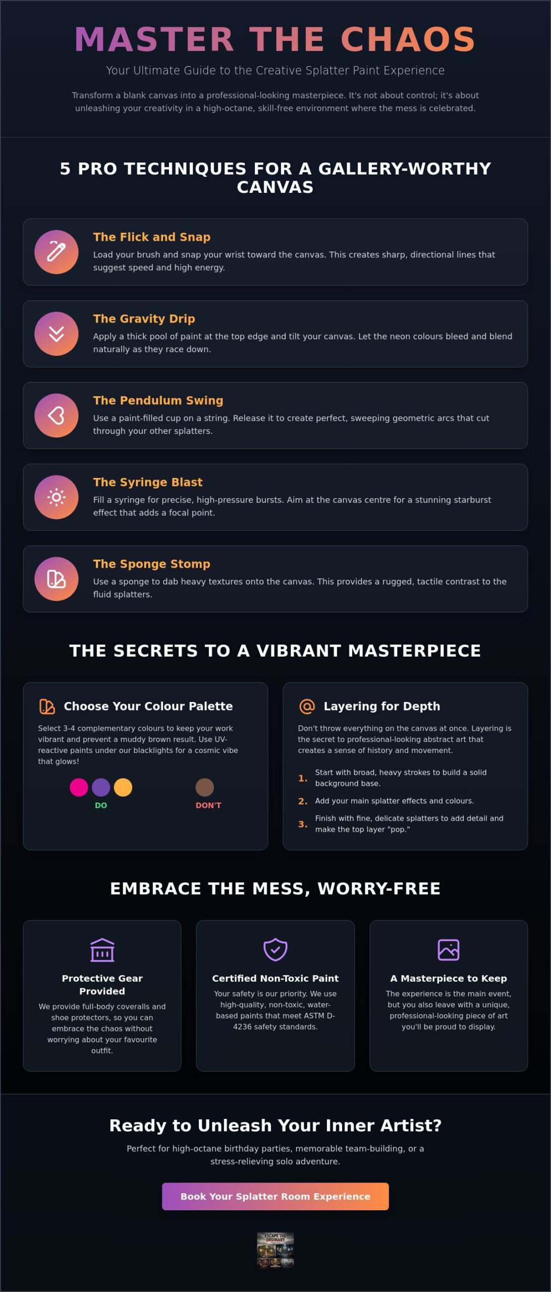 How to Master Your Creative Splatter Paint Experience: A Beginner’s Guide