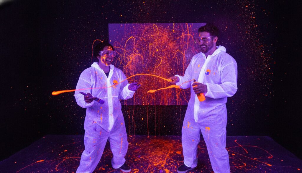 The Ultimate Splatter Room Date Night in Coquitlam: A Glow-in-the-Dark Guide 4 The Ultimate Splatter Room Date Night in Coquitlam: A Glow-in-the-Dark Guide
