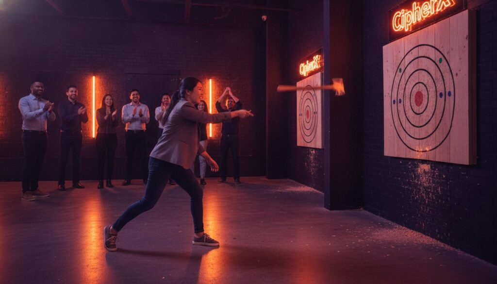 Axe Throwing Team Building: Vancouver's 2026 Guide 1 Axe Throwing Team Building: Vancouver's 2026 Guide
